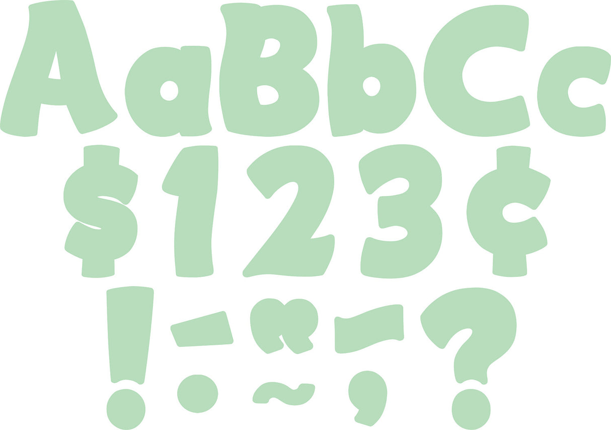 Mint Green Funtastic 4" Letters Combo Pack