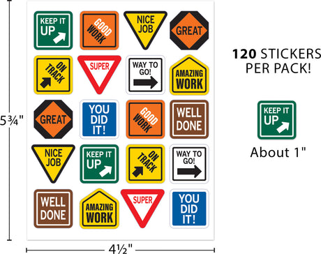 Under Construction Positive Stickers