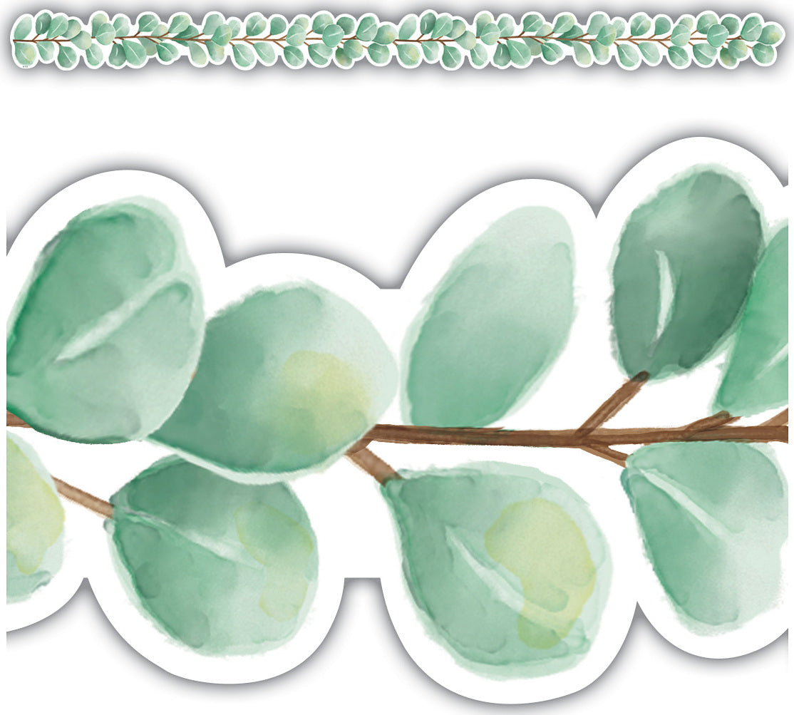 Eucalyptus Die-Cut Border Trim