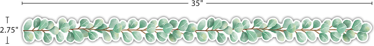 Eucalyptus Die-Cut Border Trim