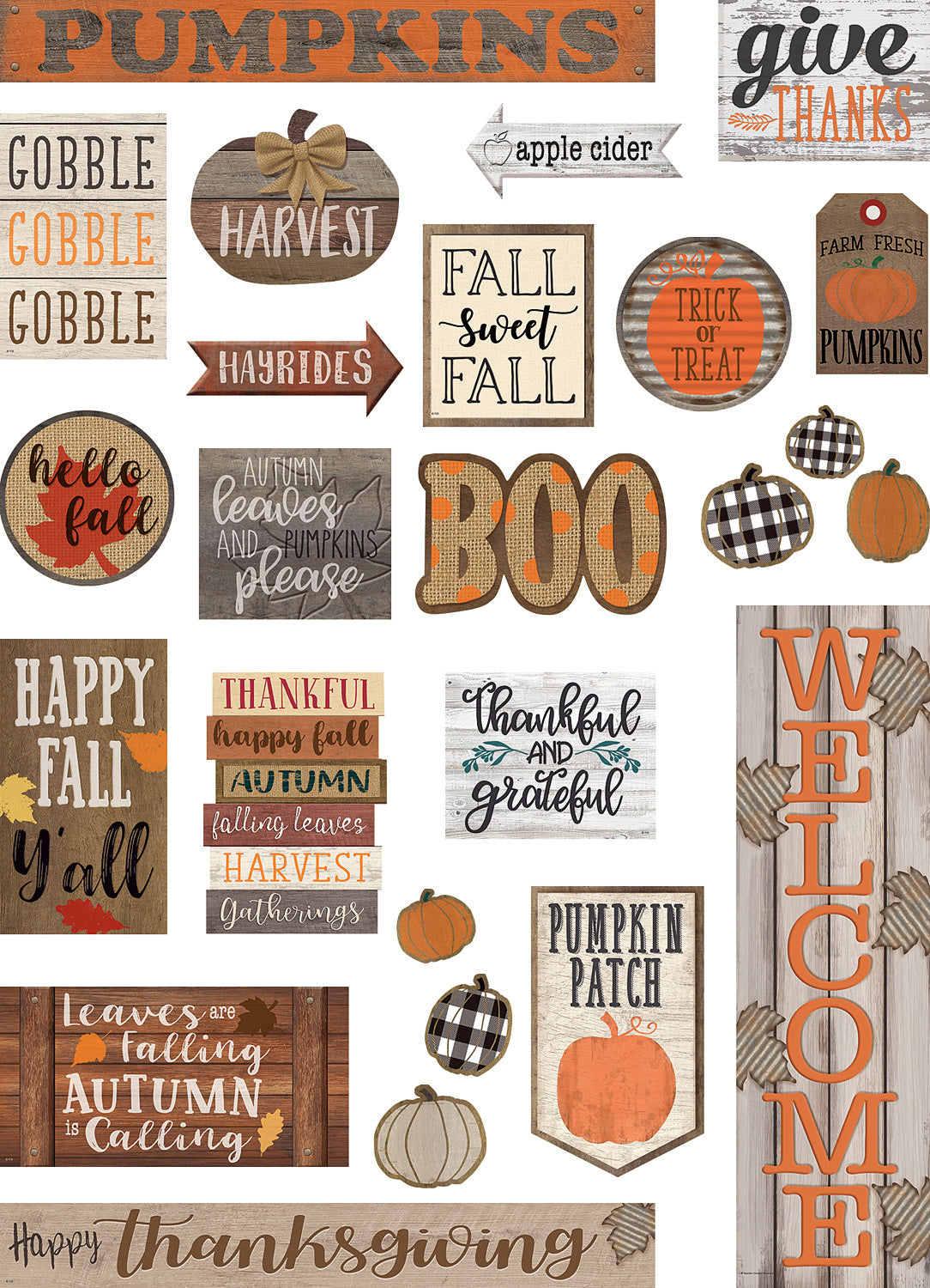 Home Sweet Classroom Happy Fall Mini Bulletin Board