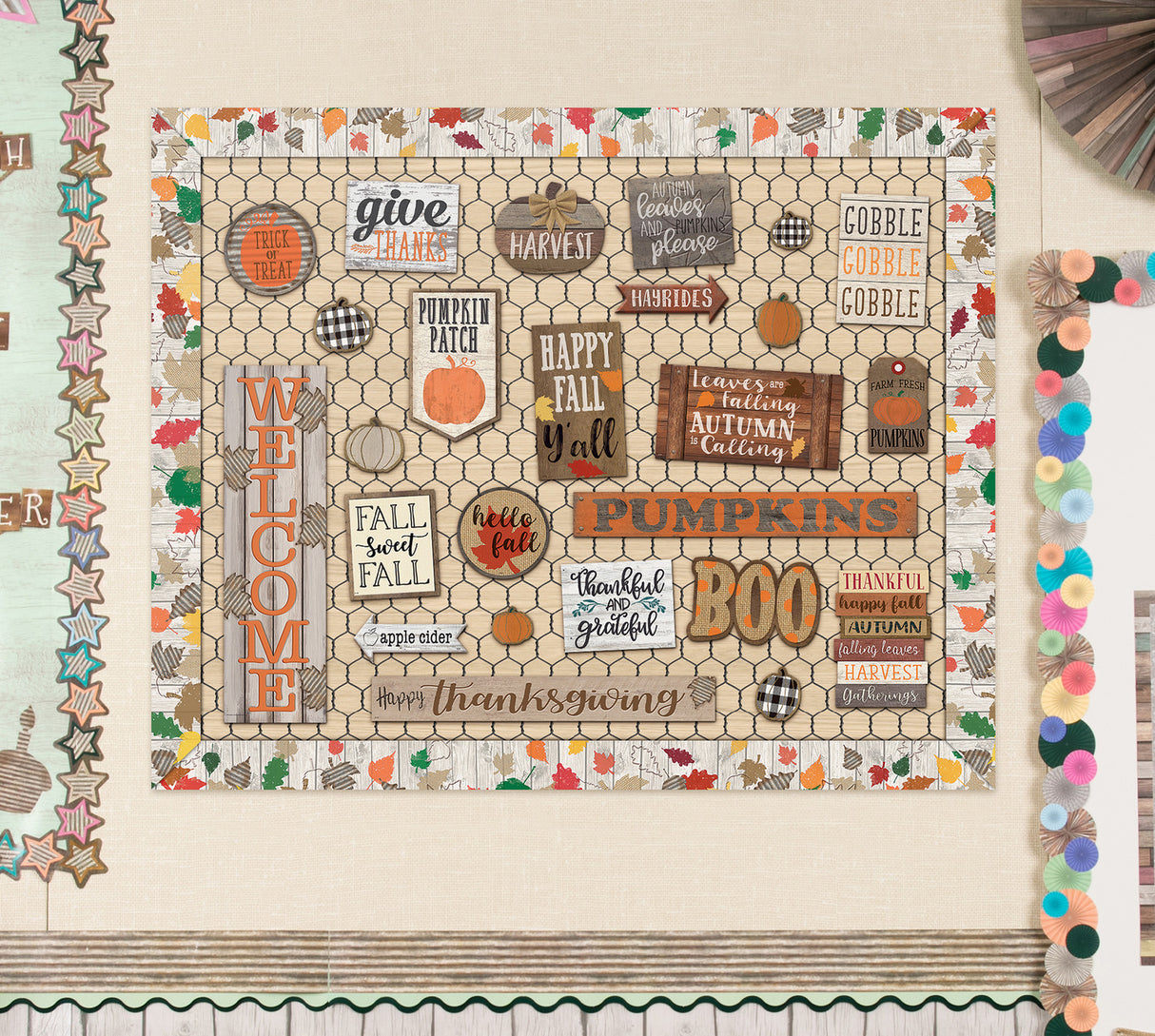 Home Sweet Classroom Happy Fall Mini Bulletin Board