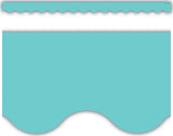 Light Turquoise Scalloped Border Trim