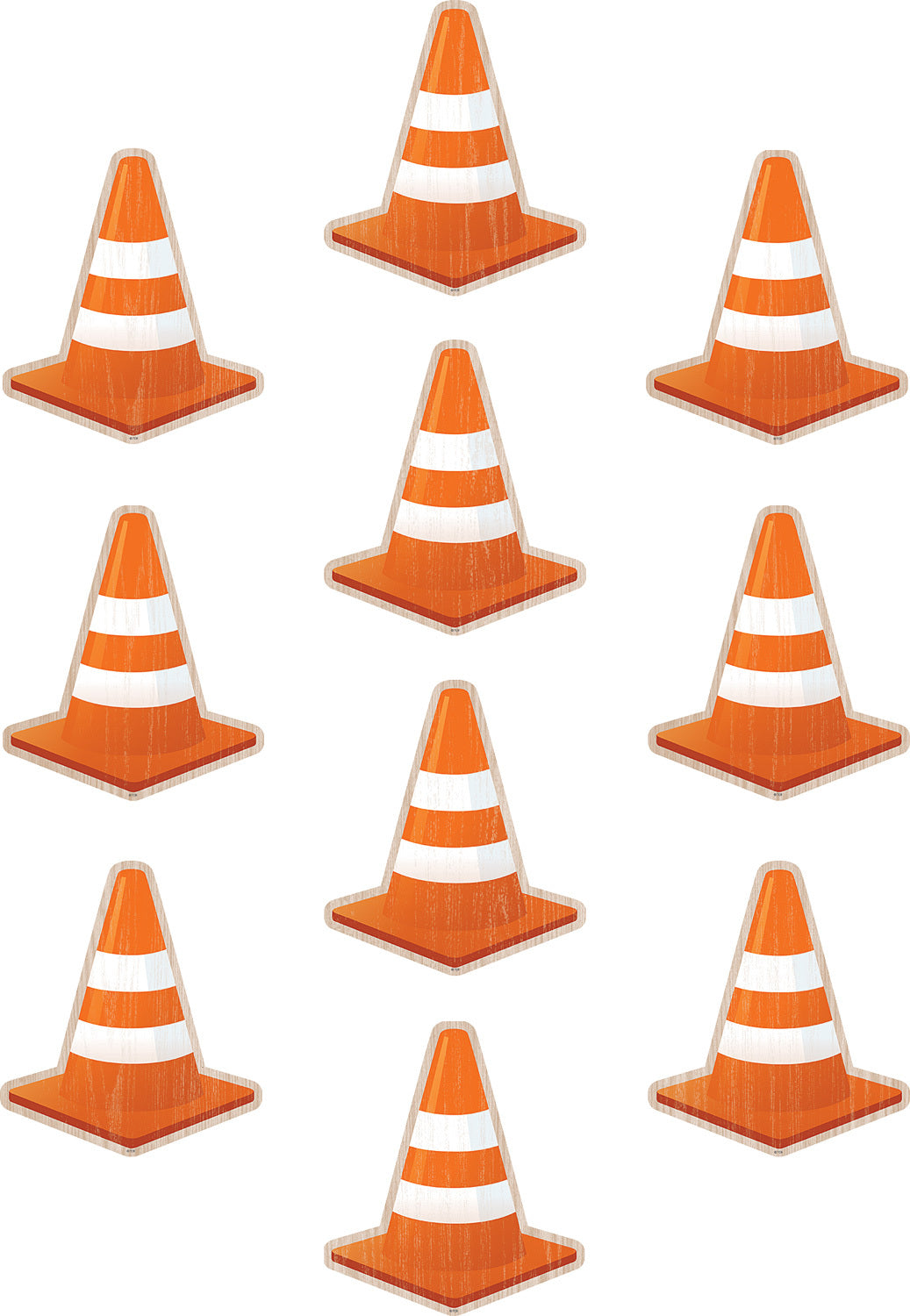 Under Construction Cones Accents