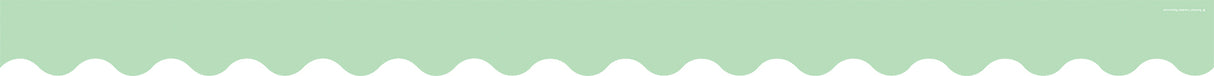 Mint Green Scalloped Border Trim