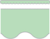 Mint Green Scalloped Border Trim