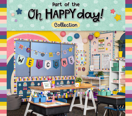 Oh Happy Day Bold Block 4" Letters Combo Pack