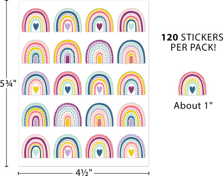 Oh Happy Day Rainbows Stickers