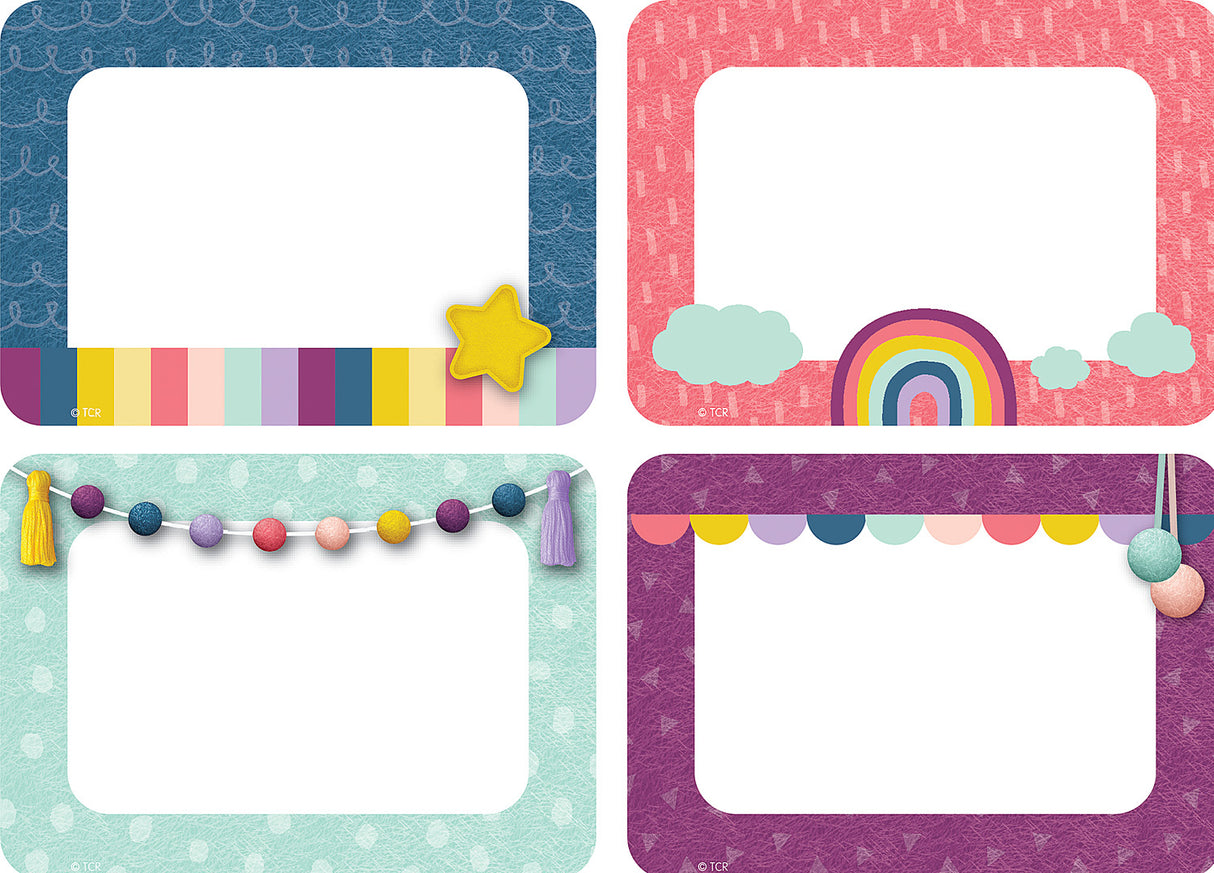 Oh Happy Day Name Tags/Labels - Multi-Pack