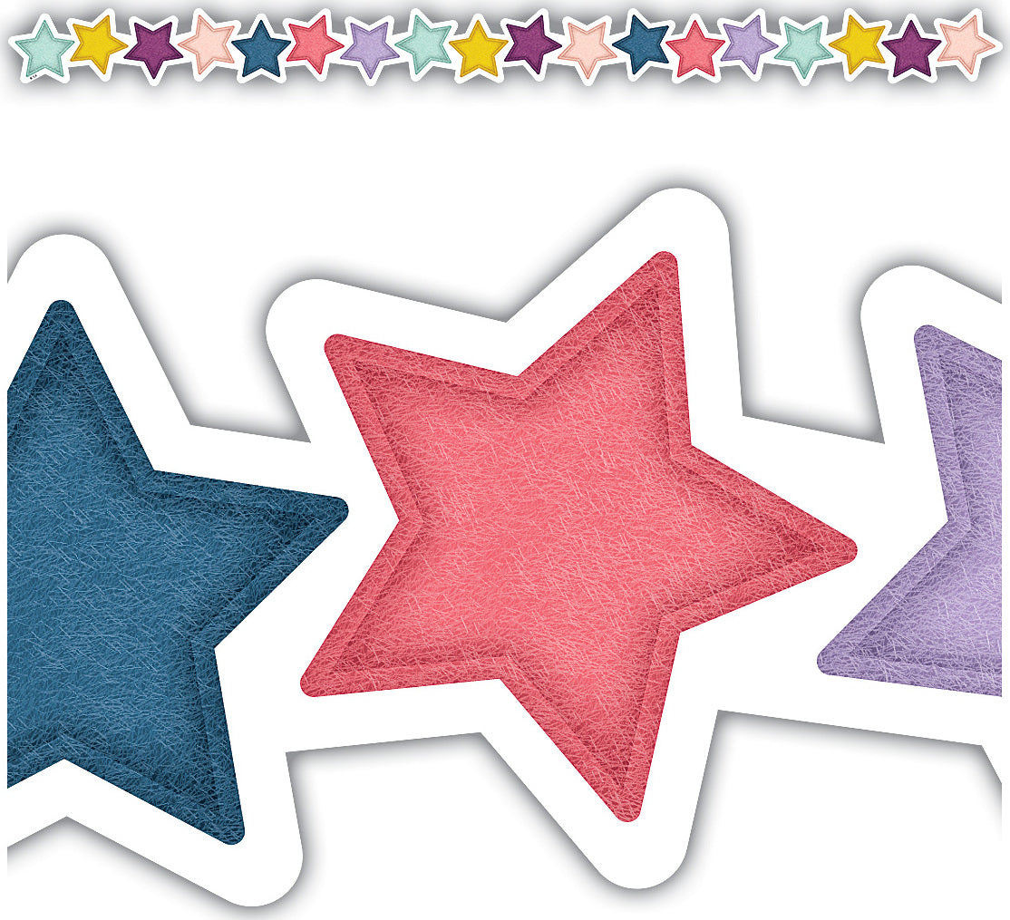 Oh Happy Day Stars Die-Cut Border Trim