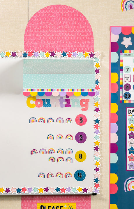 Oh Happy Day Stars Die-Cut Border Trim
