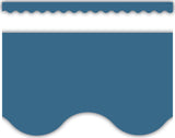Slate Blue Scalloped Border Trim