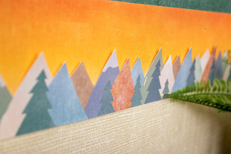 Moving Mountains Sunrise Straight Border Trim