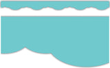 Light Turquoise Fancy Scallops Border Trim