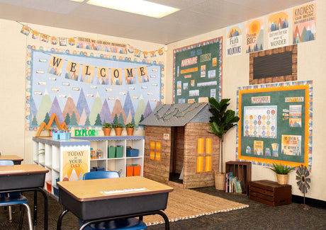 Moving Mountains Welcome Bulletin Board