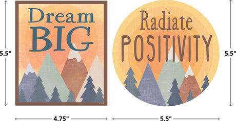 Moving Mountains Positive Sayings Accents