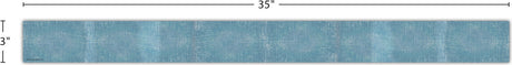 Moving Mountains Blue Straight Border Trim