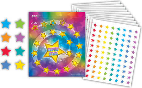 Super Star Reward Trackers with Stickers