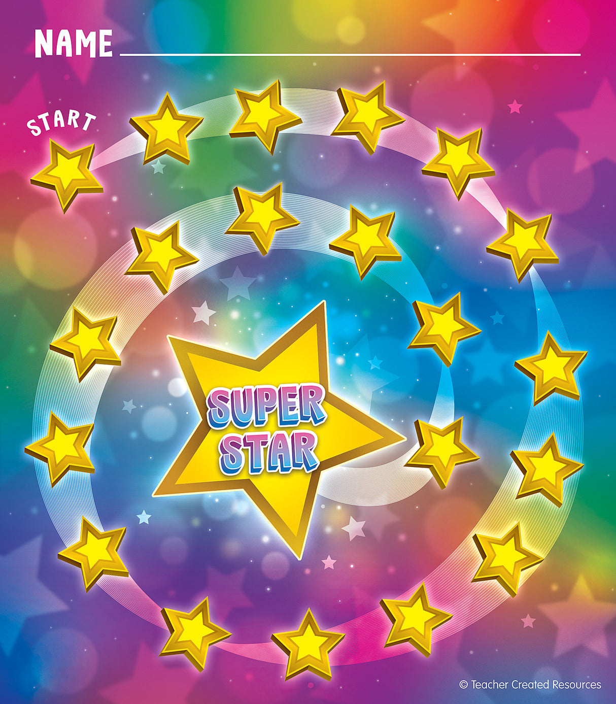 Super Star Reward Trackers with Stickers
