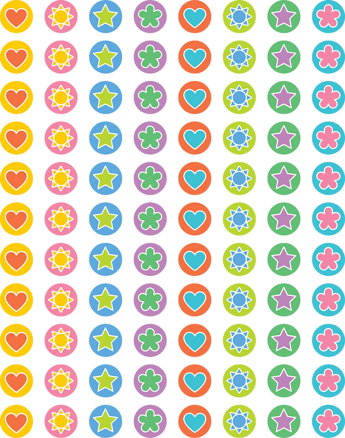 Sunshine Rainbow Reward Trackers with Stickers