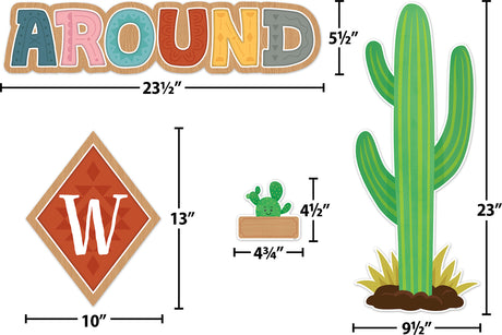 Happy Cactus Crew Welcome Bulletin Board