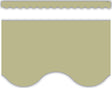 Olive Green Scalloped Border Trim