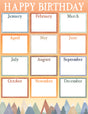 Moving Mountains Happy Birthday Chart