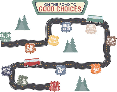 Moving Mountains Road Trip On the Road to Good Choices Mini Bulletin Board