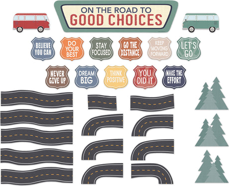 Moving Mountains Road Trip On the Road to Good Choices Mini Bulletin Board