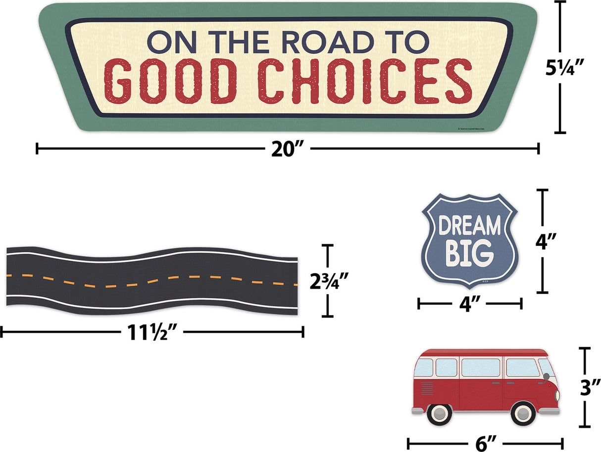 Moving Mountains Road Trip On the Road to Good Choices Mini Bulletin Board