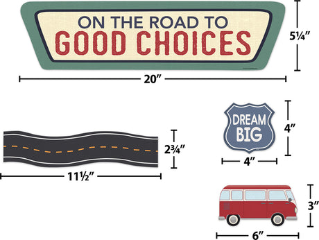 Moving Mountains Road Trip On the Road to Good Choices Mini Bulletin Board