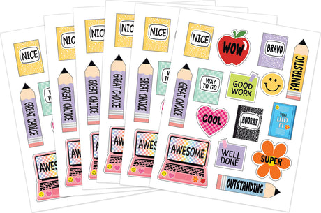 Cool for School Stickers