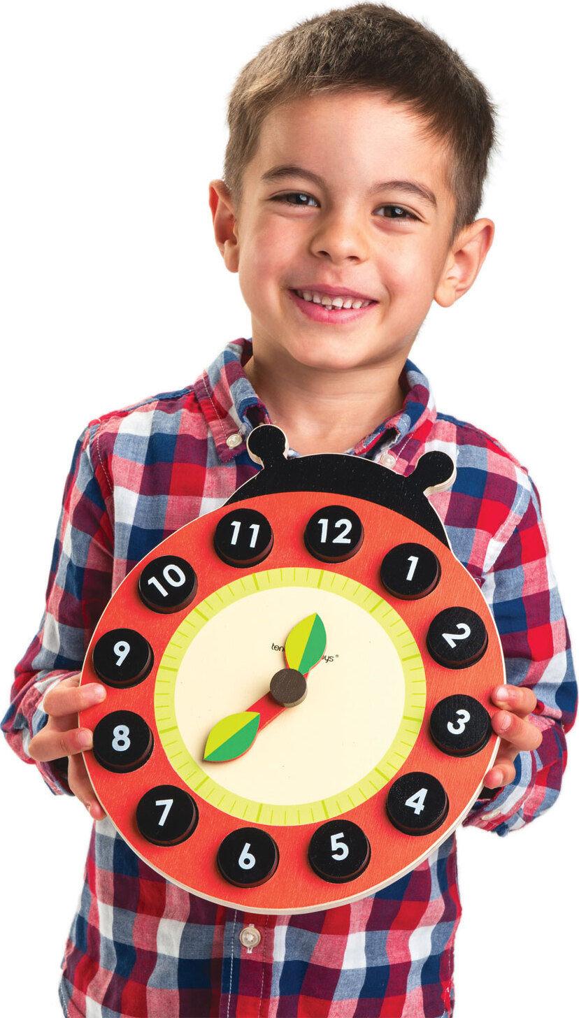 Ladybug Teaching Clock