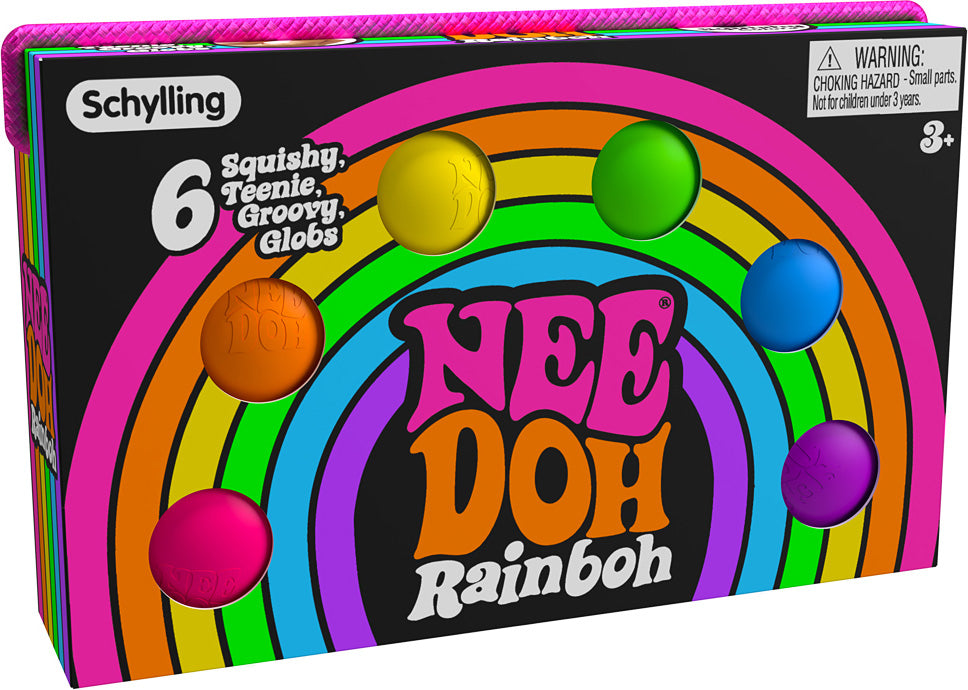 Teenie NeeDoh Rainboh - 6 pk