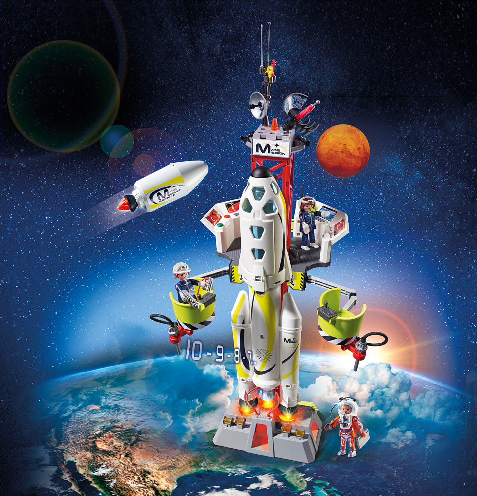 Playmobil Space Mission Rocket with Launch Site