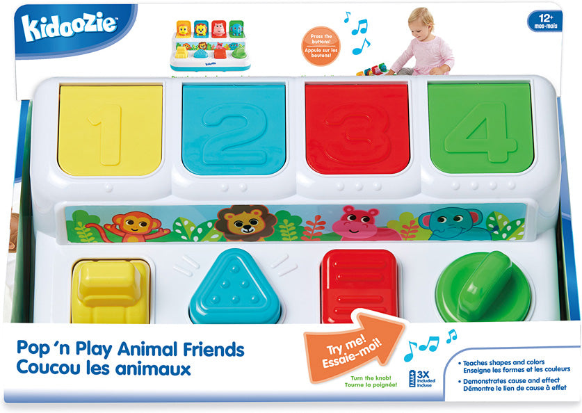 Kidoozie Pop 'n Play Animal Friends