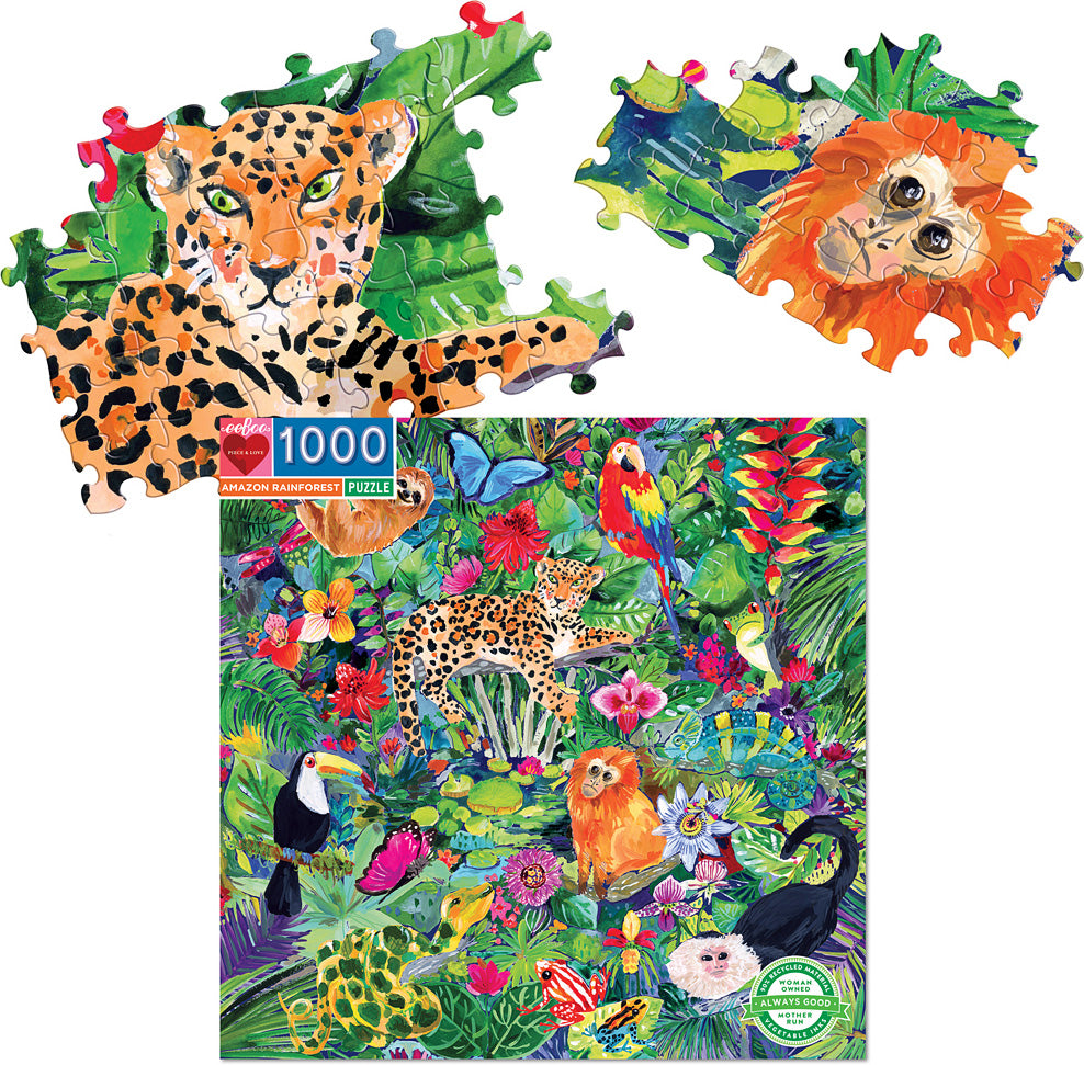 Amazon Rainforest 1000 Piece Puzzle