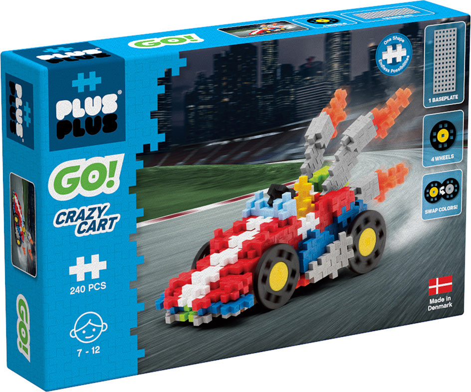 Plus-Plus GO! Crazy Cart