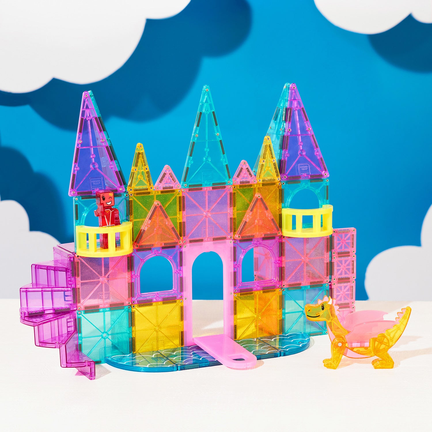 Magna-Tiles Castle DLX + MicroMAGS 48 Piece Set – School Crossing