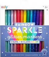 OOLY Rainbow Sparkle Glitter Markers