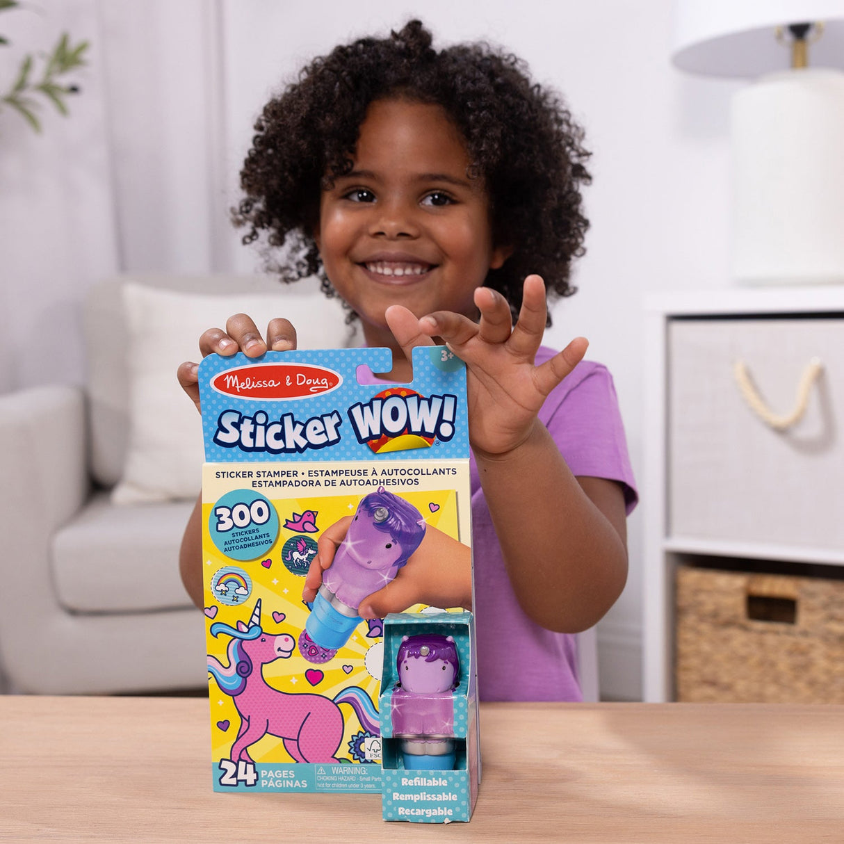 Sticker WOW! Activity Pad & Sticker Stamper - Purple Unicorn