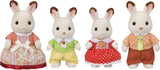 Calico Critters Chocolate Rabbit Family