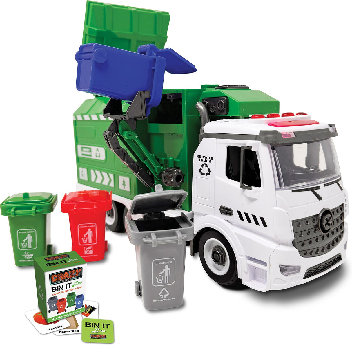 Crazy Truck Recycling Truck