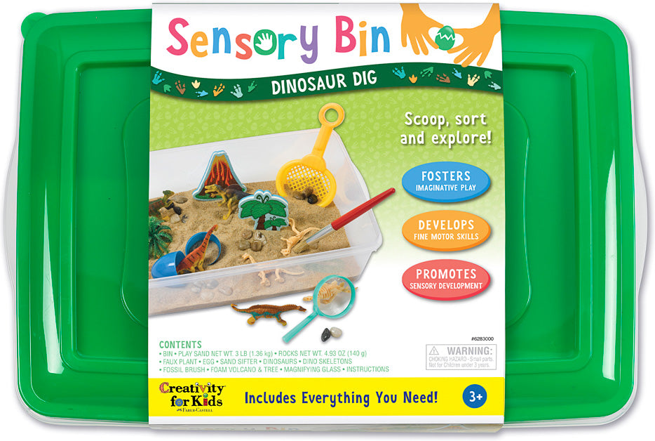 Sensory Bin - Dinosaur Dig