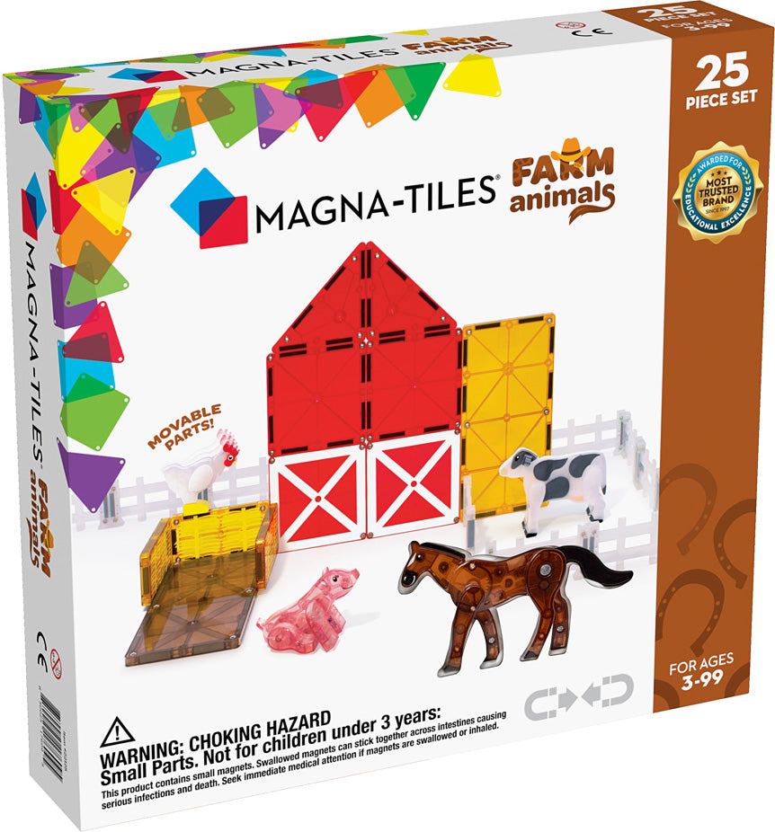 Magna-Tiles Farm Animals Set