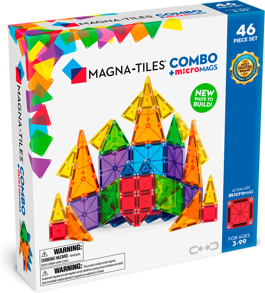 Magna-Tiles Combo + microMAGS 46 Piece Set – School Crossing