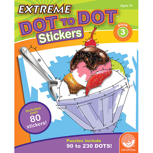 Extreme Dot to Dot Stickers #3 Food