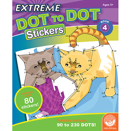 Extreme Dot to Dot Stickers #4 Pets