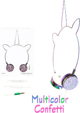 American Jewel Confetti Unicorn Headphones