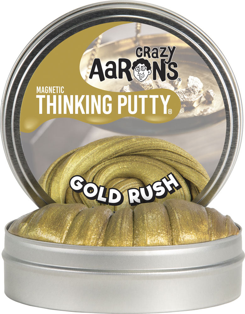 Crazy Aaron's Magnetic Gold Rush Thinking Putty